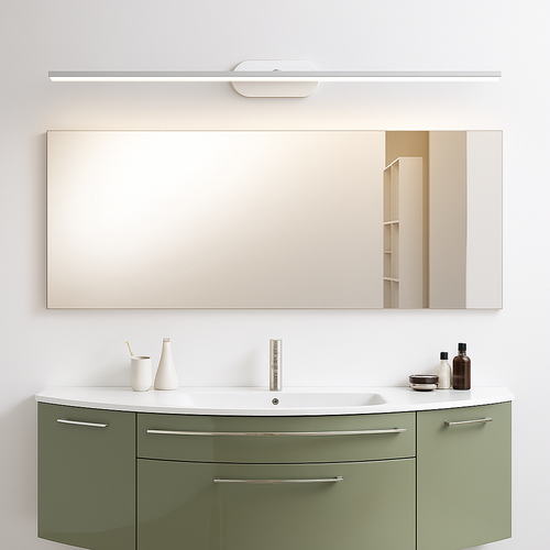 applique murale réglable 180 degrés pour miroir de toilette - vue 3 sur 12