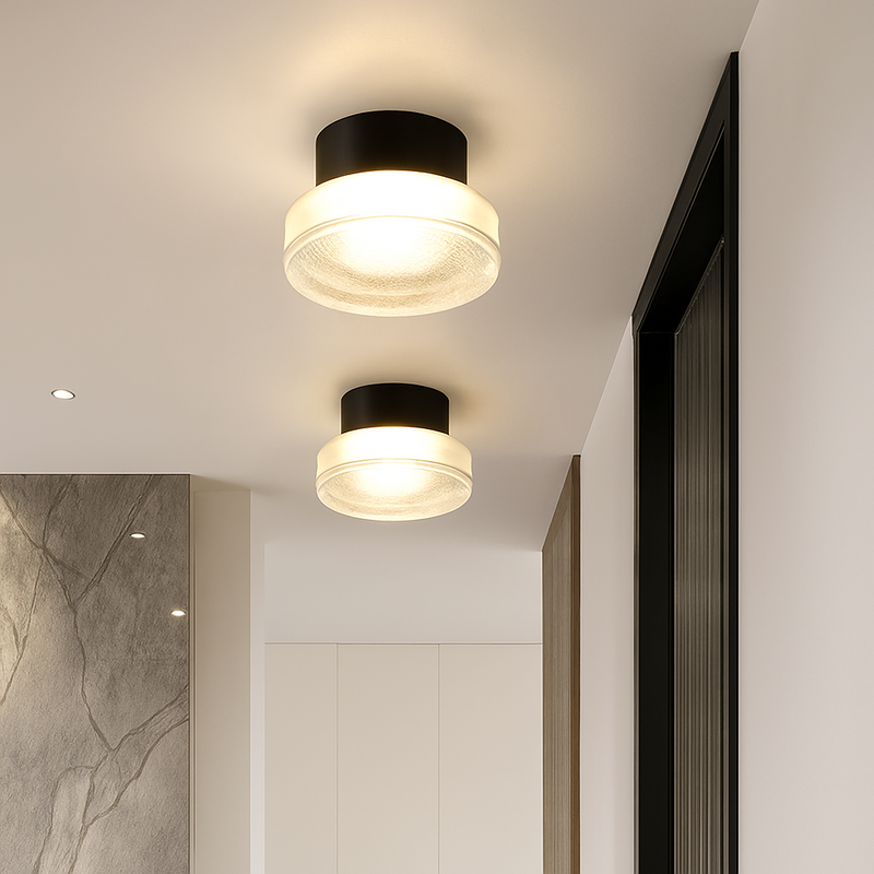 Modern round LED wall light for living room, hallway, corridor, bedroom, bathroom, home decor, interior lighting