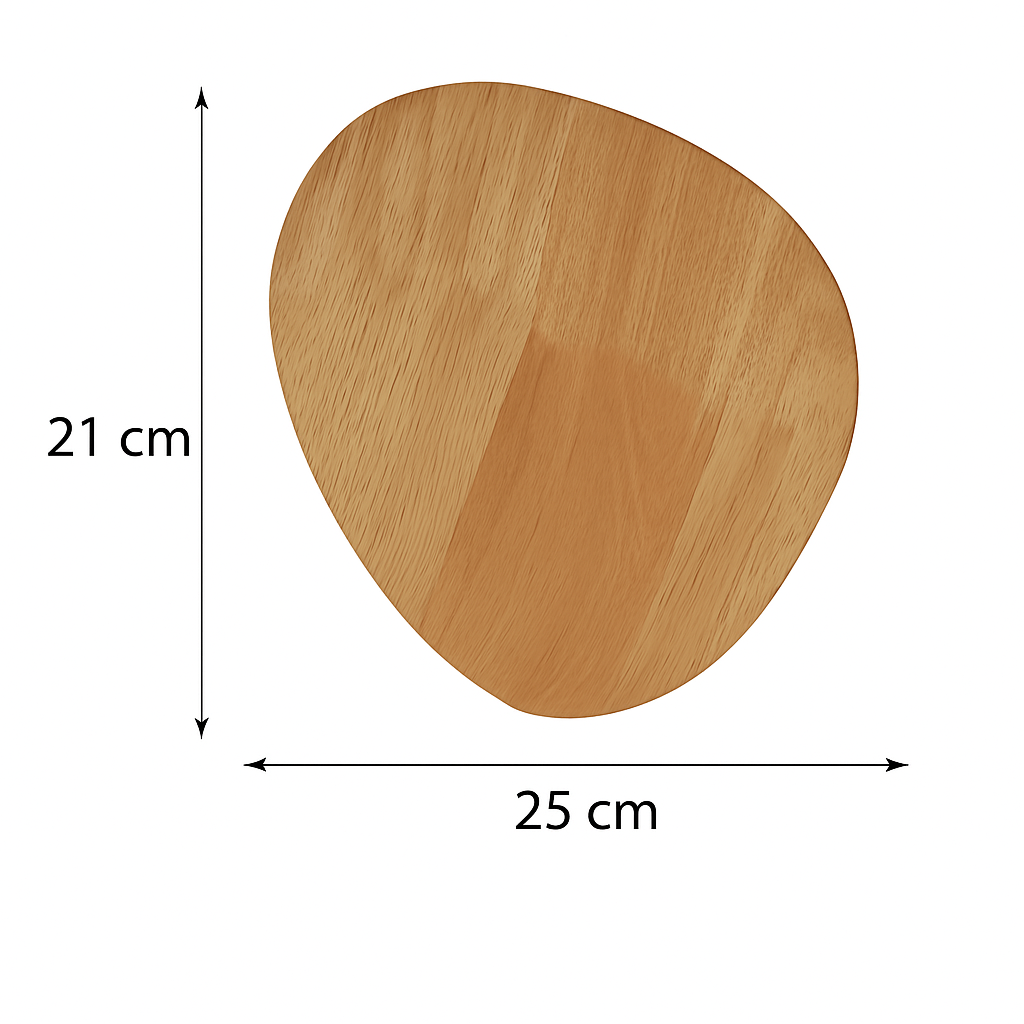 Applique murale scandinave LED de forme ovale en bois - vue 8 sur 11