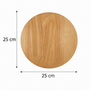 Applique murale scandinave LED de forme ovale en bois
