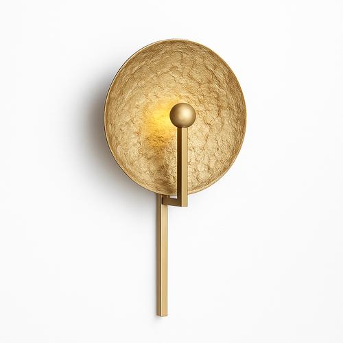 applique murale simple en cuivre pour hôtel foyer et couloir