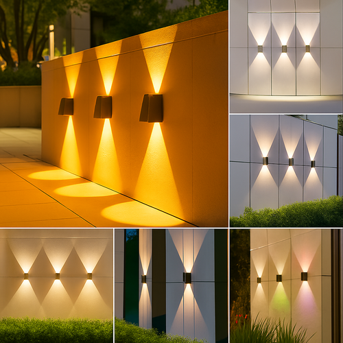 applique murale solaire pour jardin éclairage extérieur décoratif - vue 2 sur 11