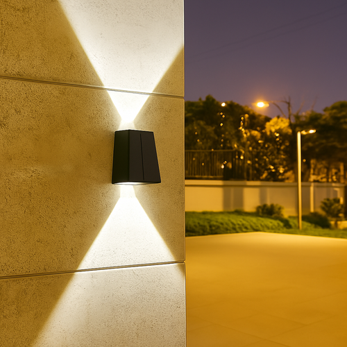 applique murale solaire pour jardin éclairage extérieur décoratif - vue 3 sur 11