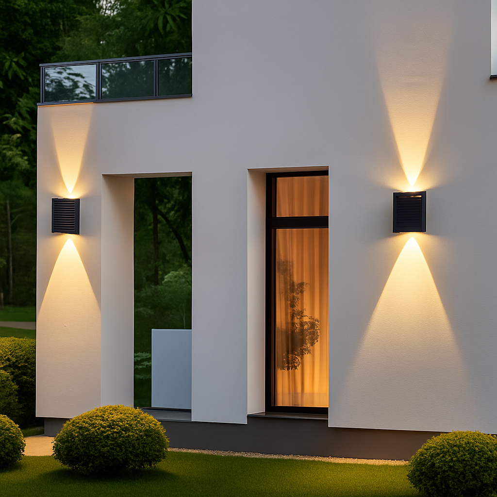 applique murale solaire pour jardin éclairage extérieur décoratif - vue 5 sur 11