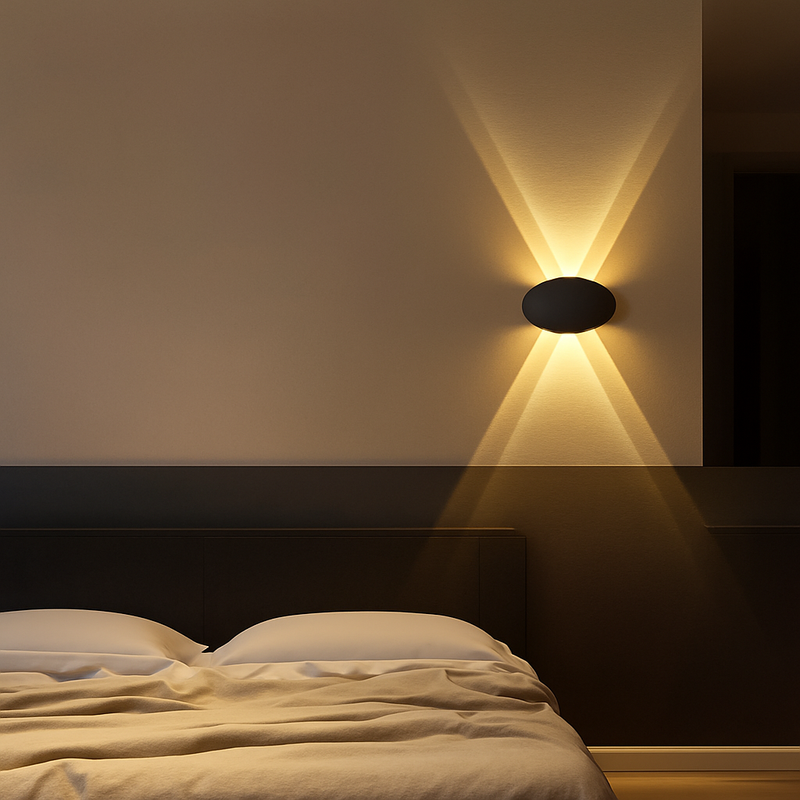 applique murale étanche pour intérieur et extérieur lumière chaude