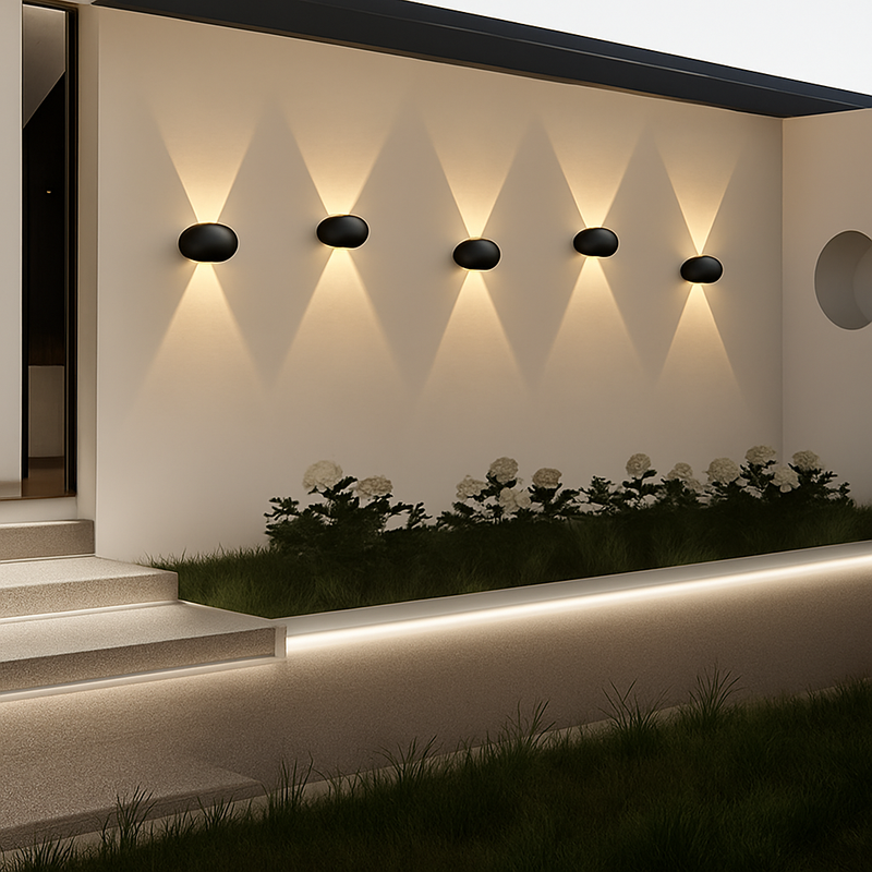 applique murale étanche pour intérieur et extérieur lumière chaude