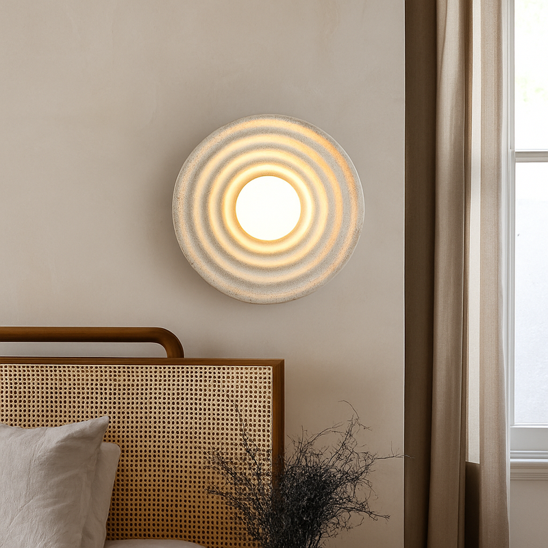 applique murale vintage en résine style japonais led g4