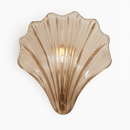 Applique murale vintage LED en verre style coquillage Glass