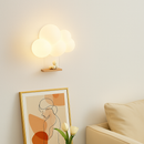 appliques murales led minimalistes singe lapin nuage pour enfants
