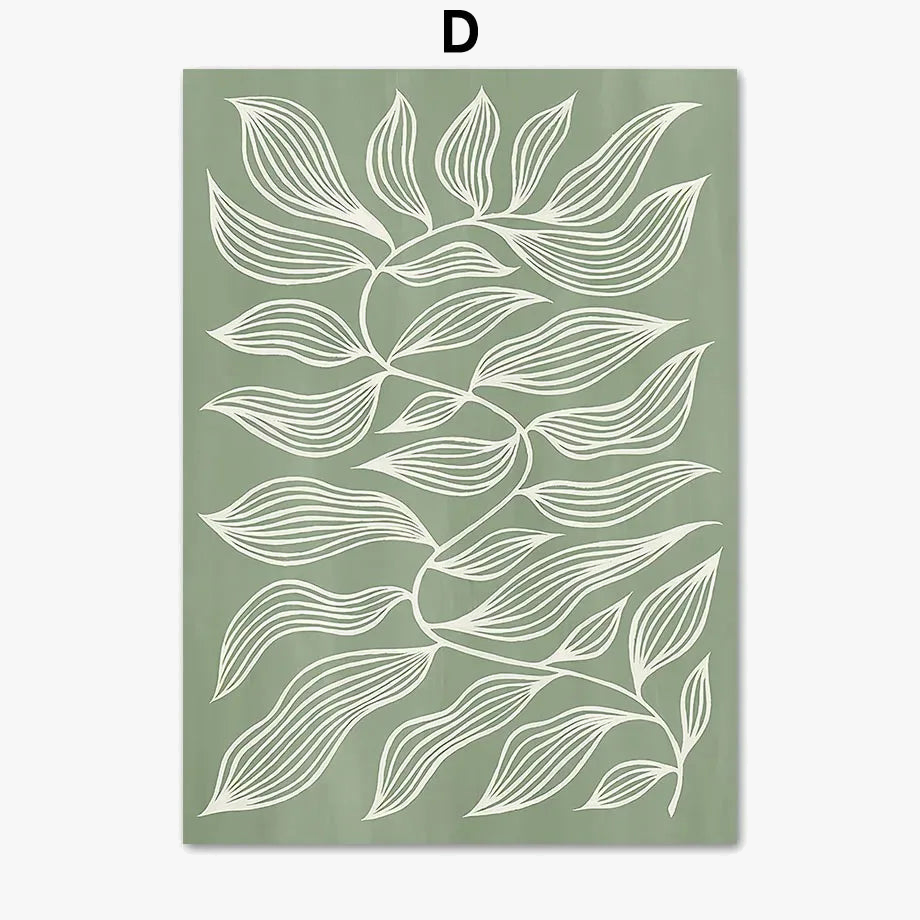 art mural toile feuilles de monstera décoration intérieure moderne