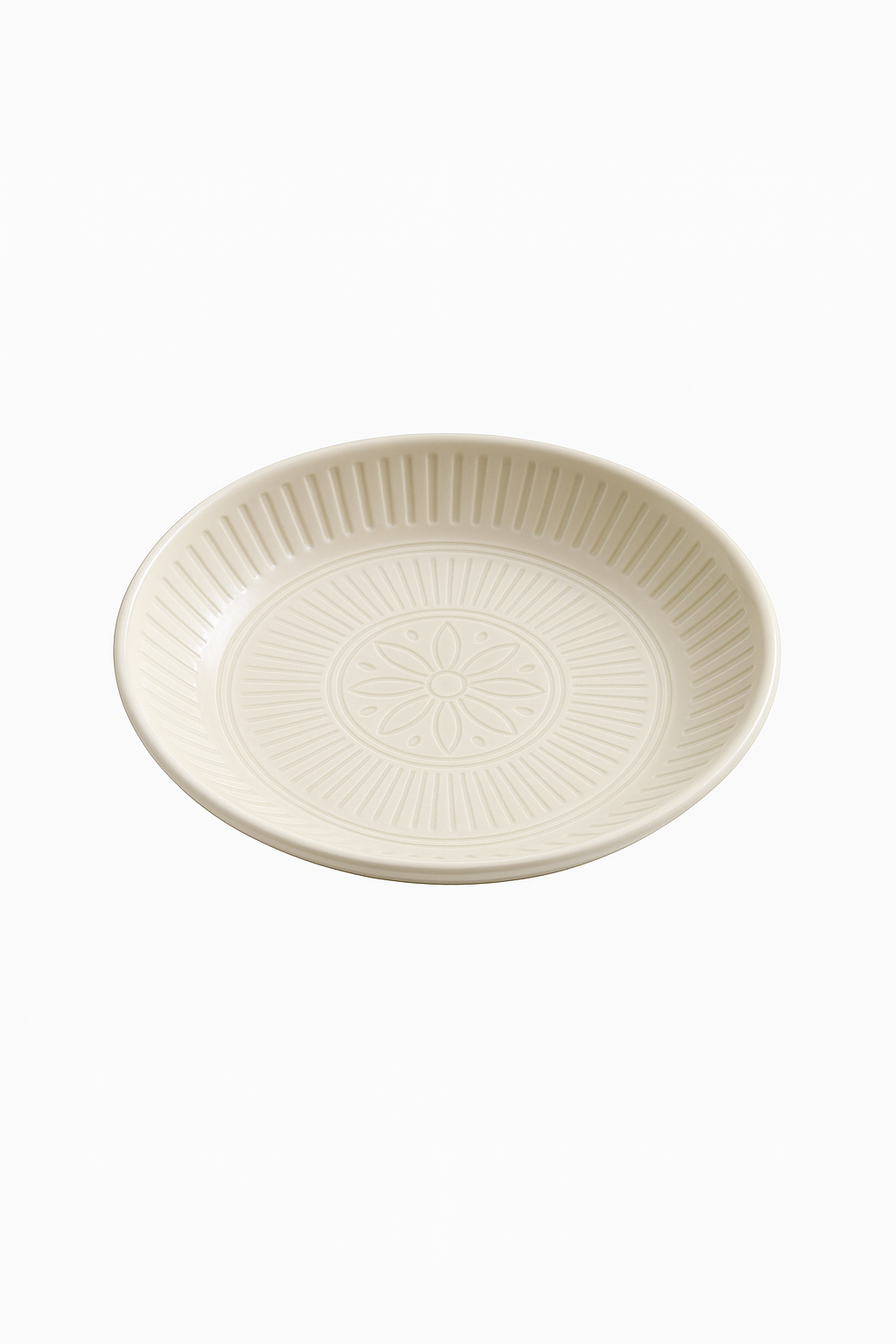 Assiette ceramique japonaise retro relief vaisselle artistique - vue 2 sur 2