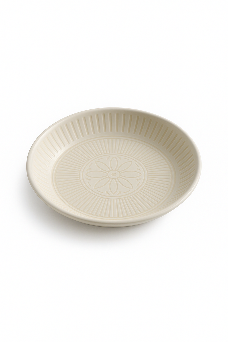 Assiette ceramique relief style japonais retro premium