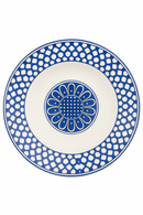 Assiette ceramique style europeen luxueux motif sceau dimsum