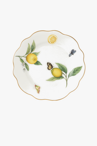 Assiette en céramique style européen motif citron