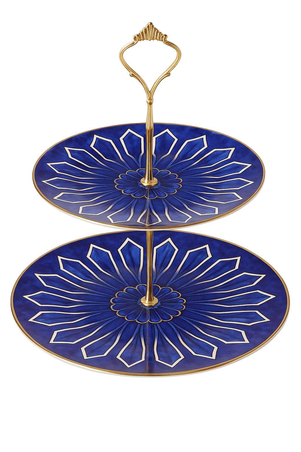 Assiette européenne luxe motif sceau thé dim sum - vue 2 sur 2