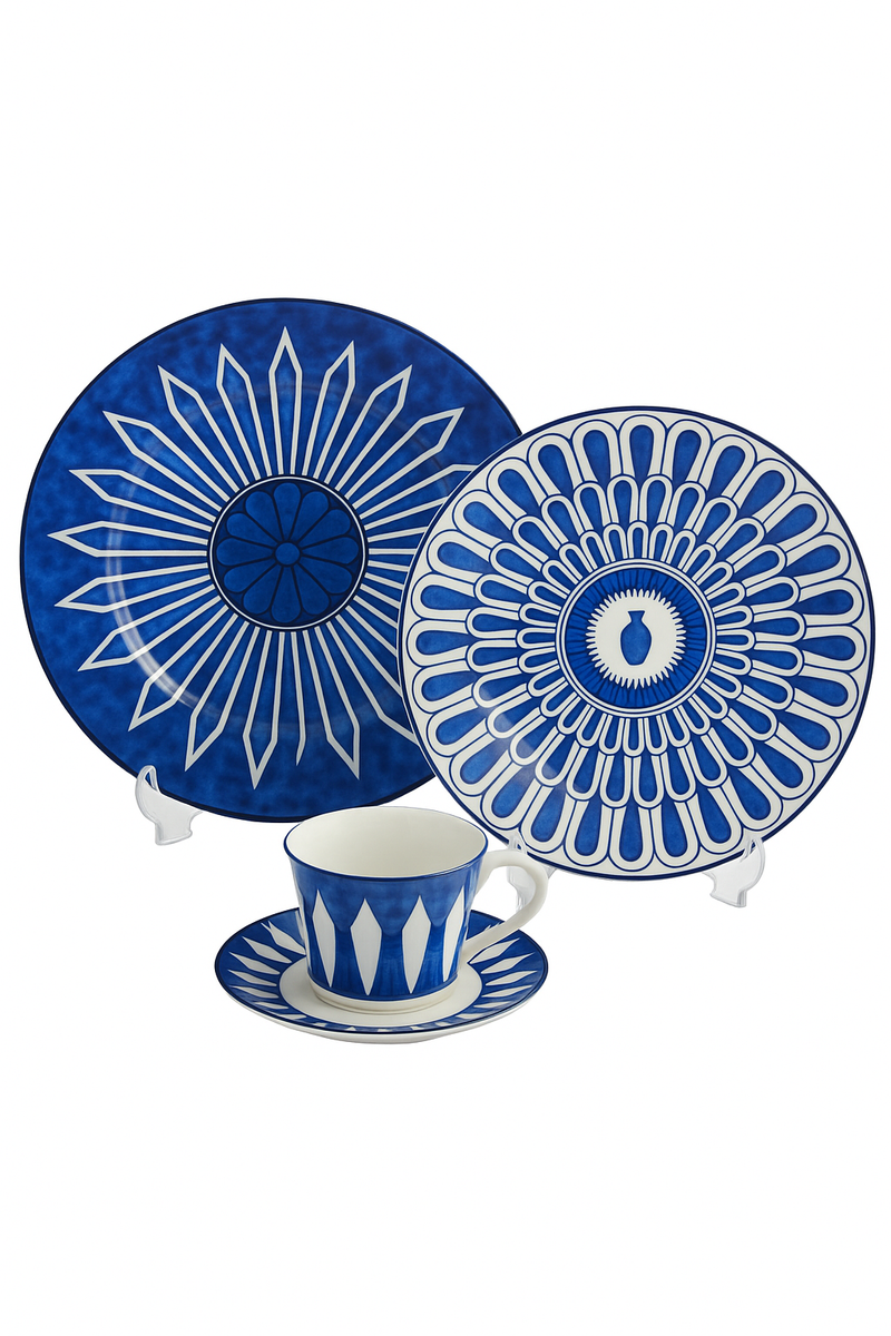 assiette europeenne luxueuse motif sceau pour teatime dimsum