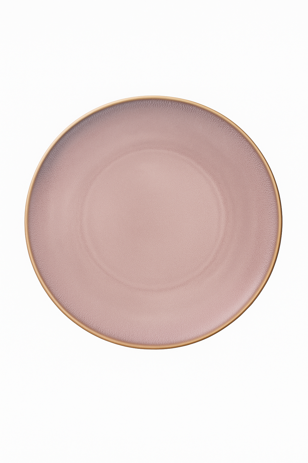 Assiette plate céramique émaillée style minimaliste 27 cm - vue 2 sur 2