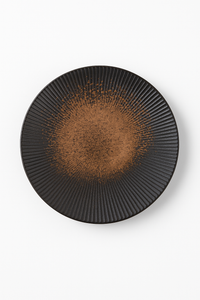 Assiette plate ceramique style japonais retro pates
