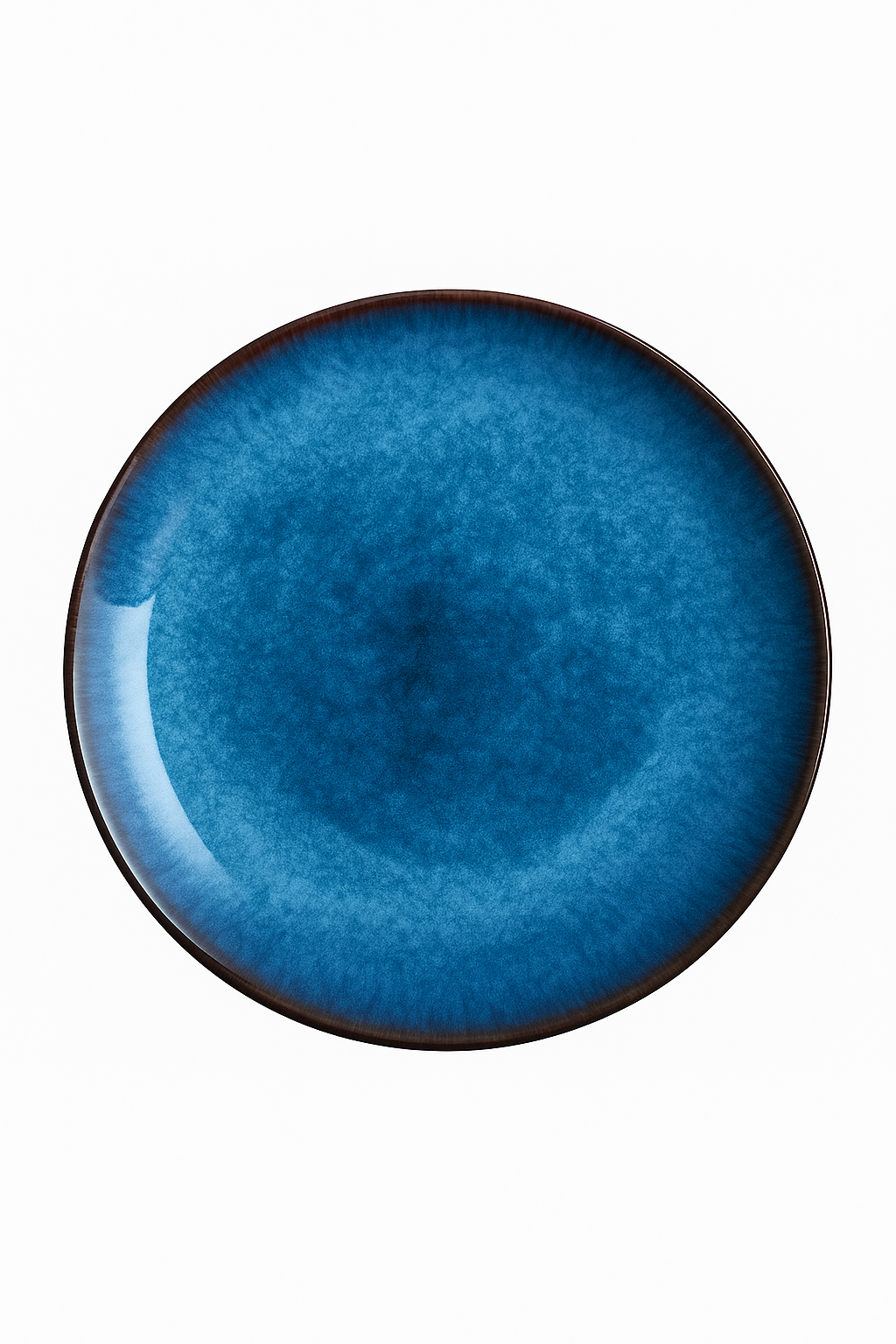 assiette ronde ceramique emaillee diametre 20 25 cm - vue 2 sur 2