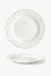 Assiette ronde en céramique style rétro vaisselle décorative