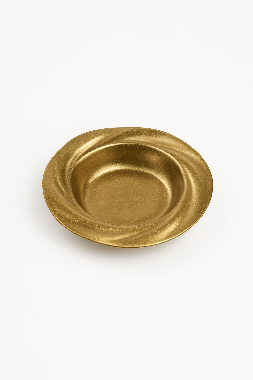 Assiette salade inox retro style restaurant dessert profond