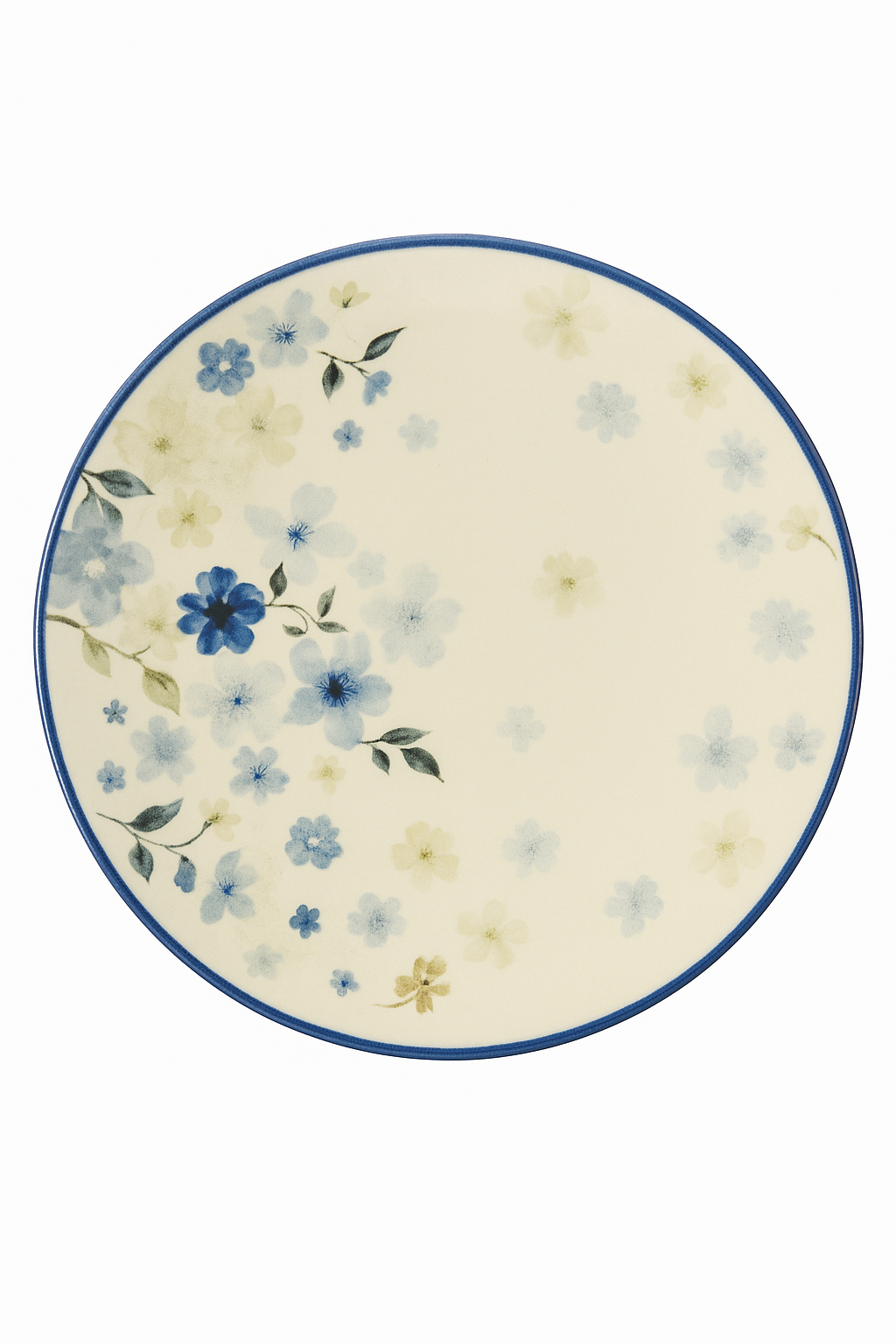 Assiettes céramique émaillée style floral japonais cuisine - vue 2 sur 2