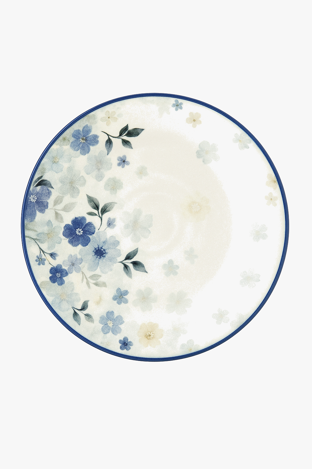 Assiettes ceramique emaillee style floral japonais quotidien