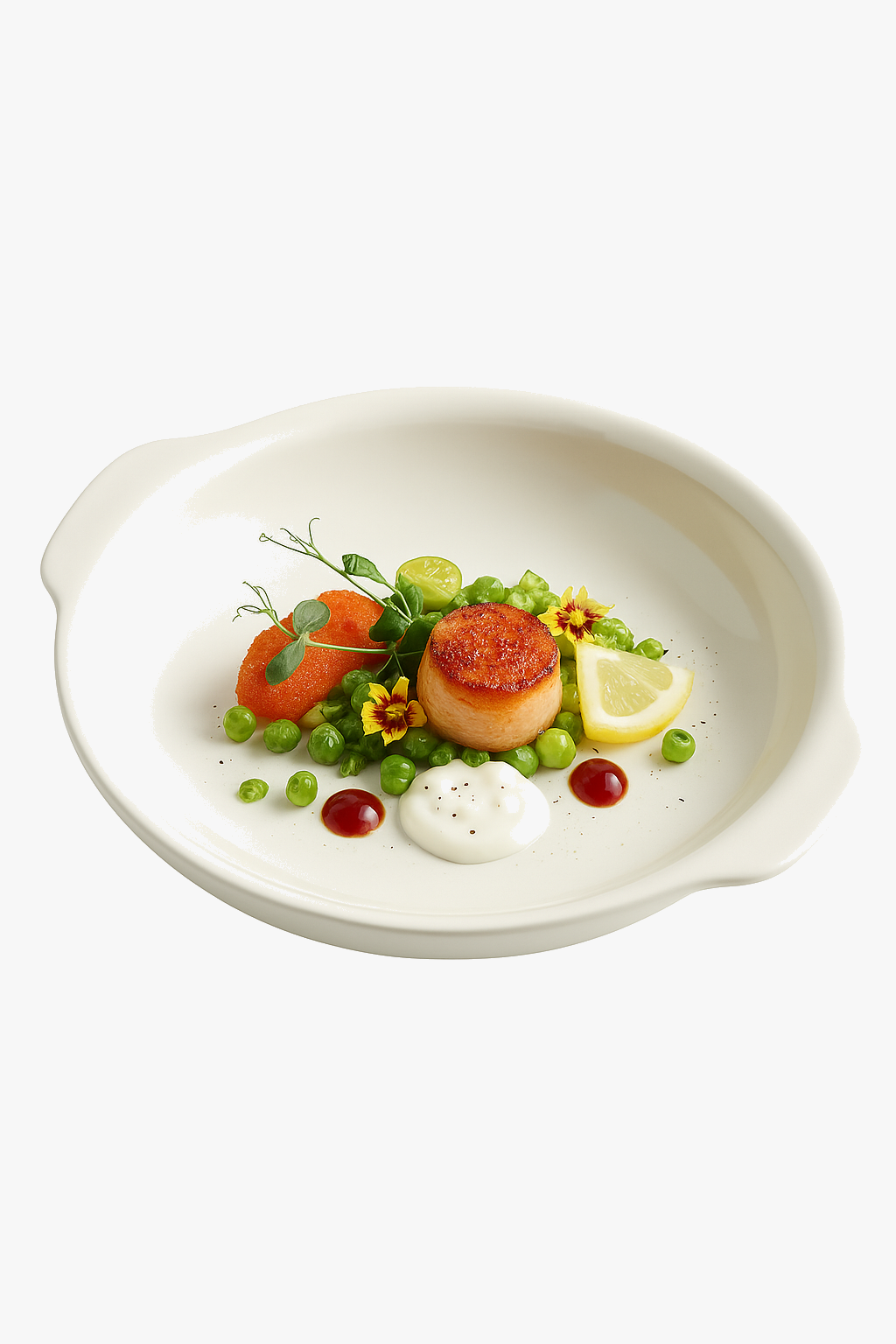 Assiettes ceramique forme irreguliere style moderne cuisine