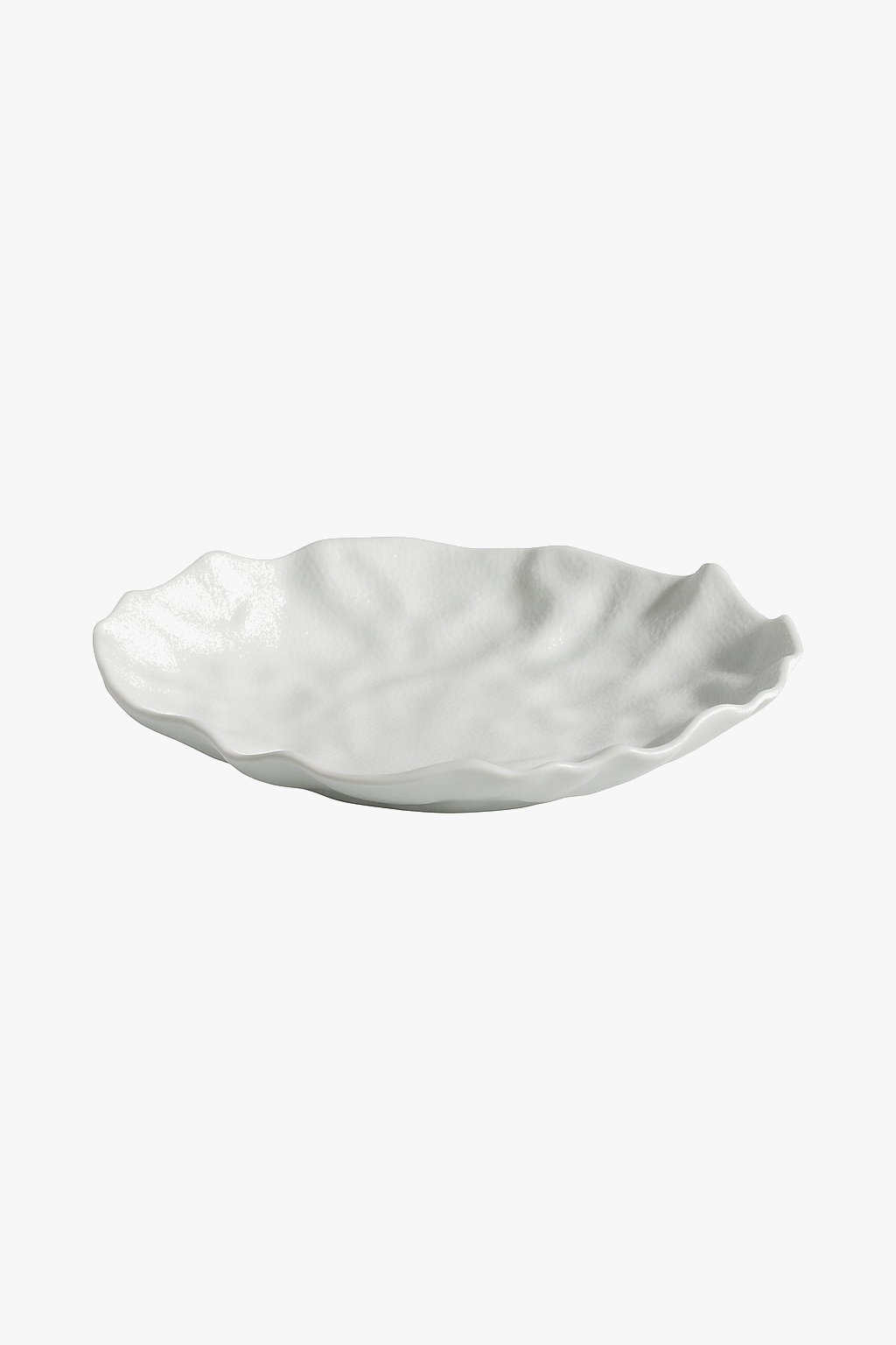 Assiettes creuses ceramique texture ridee style japonais