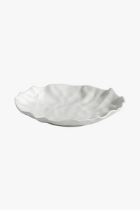 Assiettes creuses ceramique texture ridee style japonais