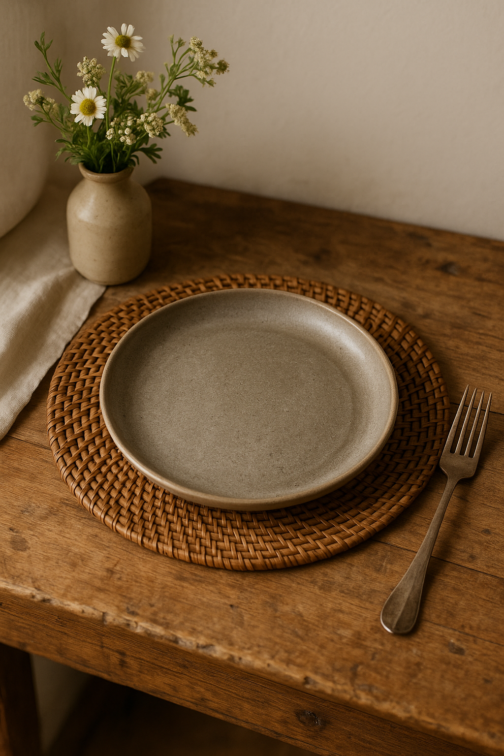 Assiettes inox style industriel retro plateaux cuisine