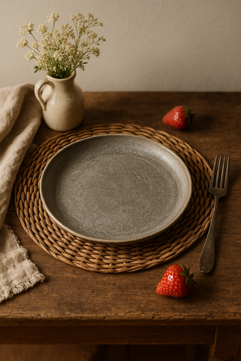 Assiettes inox style industriel rétro plateaux repas café