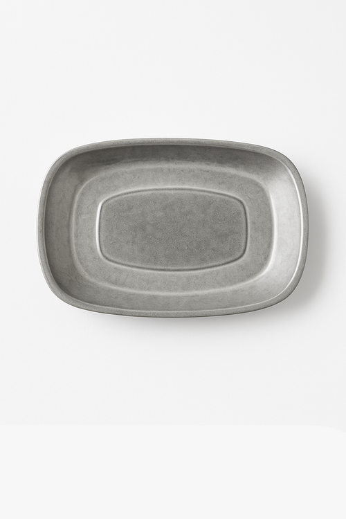 Assiettes plates inox style nordique vintage pour barbecue