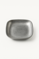 Assiettes plates inox style vintage nordique cuisine