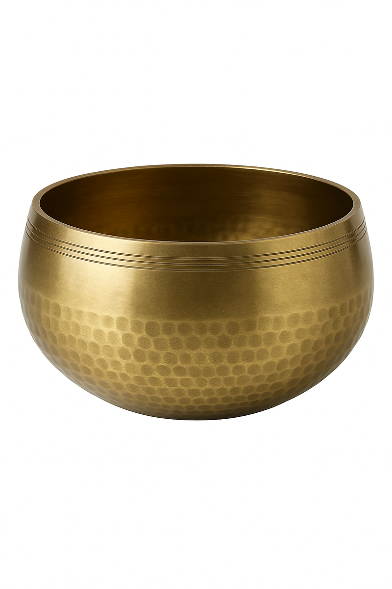 bol chantant tibetain laiton fait main meditation yoga