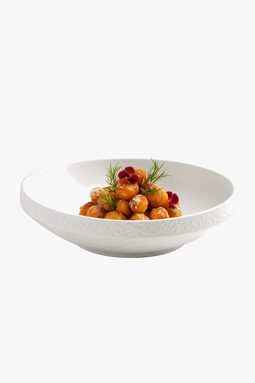 Bol de table en céramique style roche épais