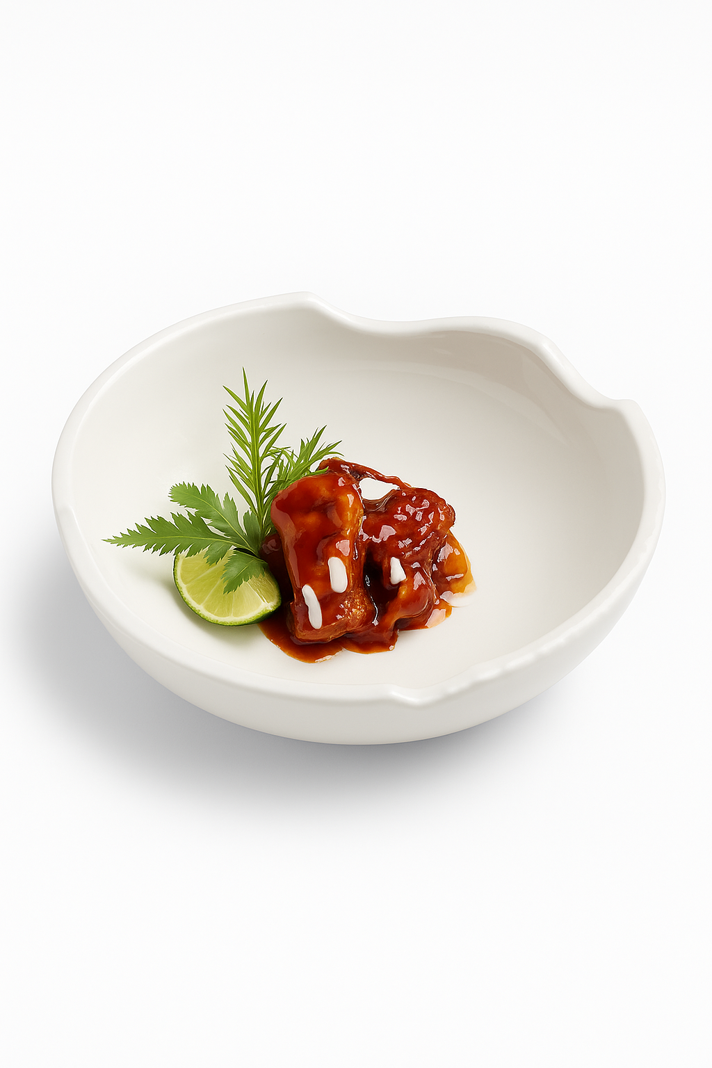 Bol irregulier ceramique epaisse style restaurant cuisine moderne - vue 3 sur 2