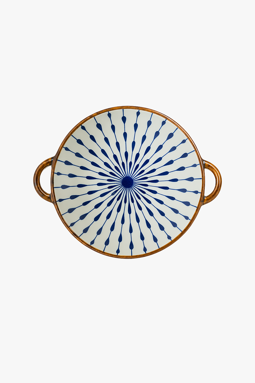 Bol japonais céramique 12 5 cm motif floral