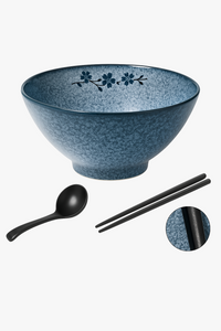Bol à ramen japonais en céramique motif traditionnel
