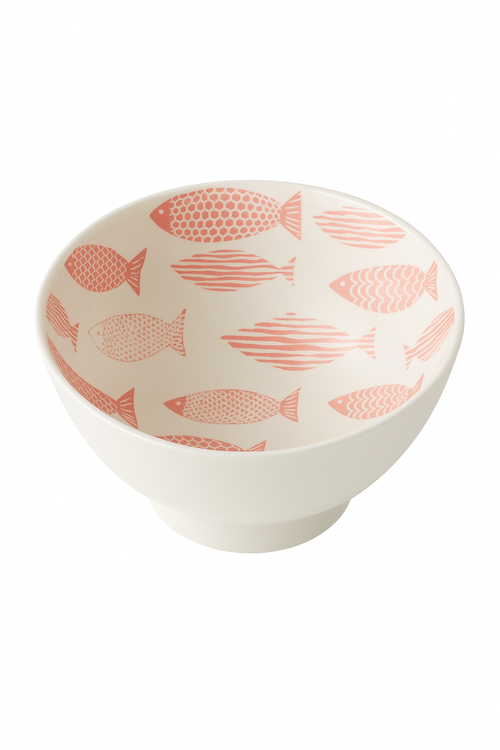 Bol ramen japonais en céramique motif floral 12l - vue 3 sur 2