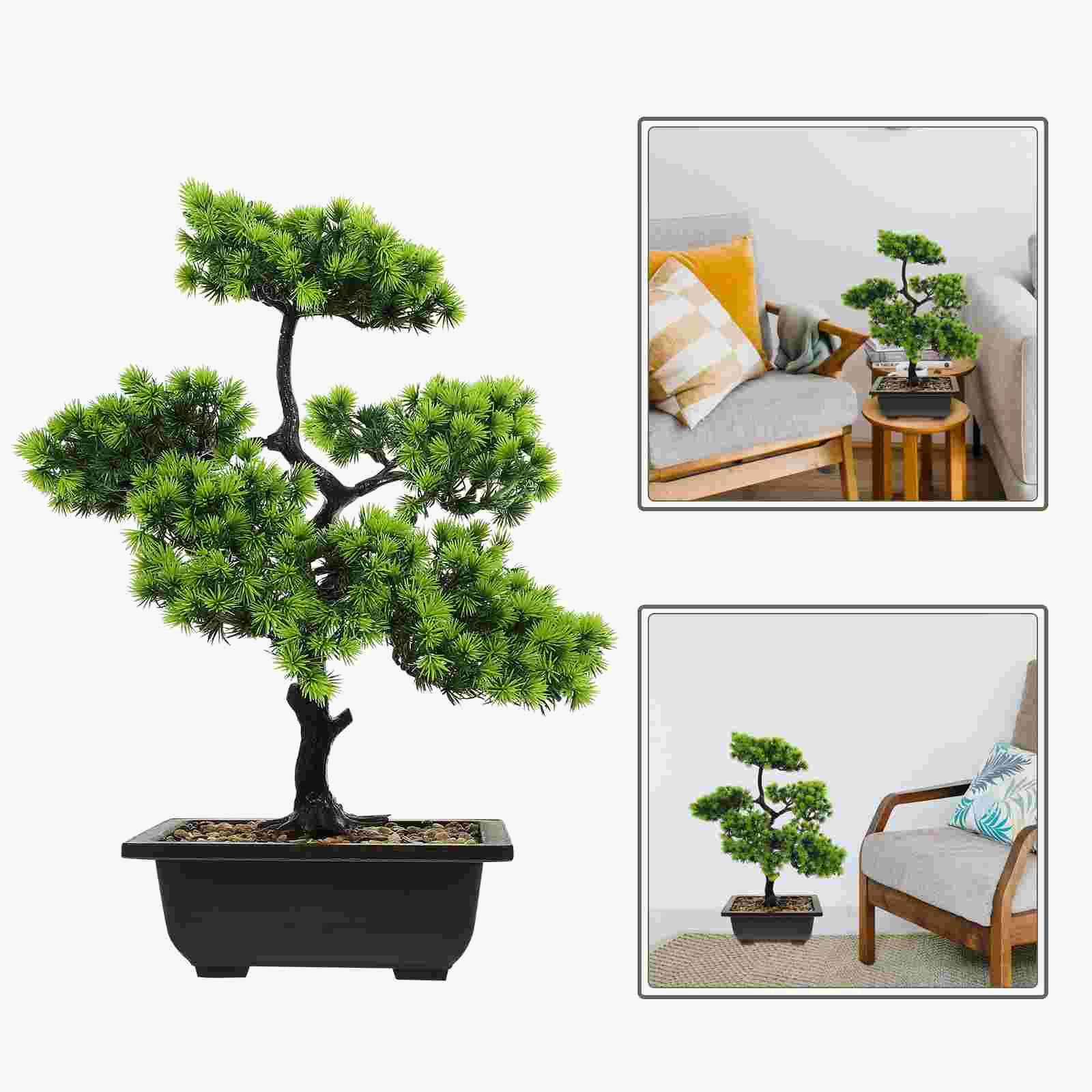 bonsaï artificiel genévrier pour décoration intérieure zen