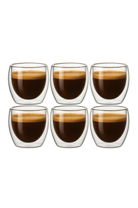 Borosilicate double paroi tasses isolantes lot 2