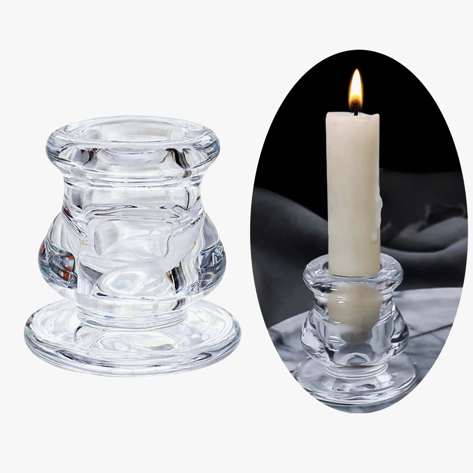 bougeoir de style européen pour décoration festive et élégante