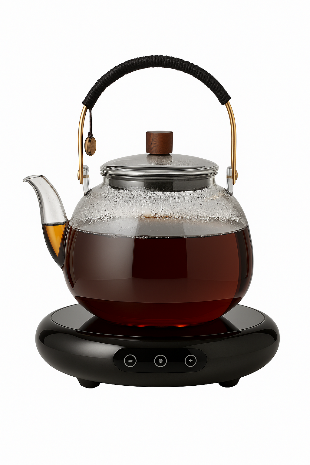 Bouilloire en verre resistante pour thé infusion moderne - vue 2 sur 2