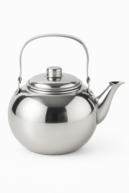 Bouilloire théière acier inoxydable avec infuseur 1l