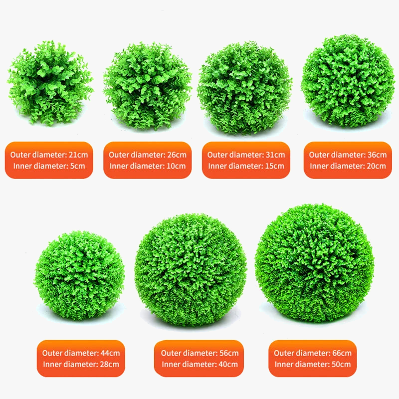 boule de gazon artificiel décoration intérieure plante verte