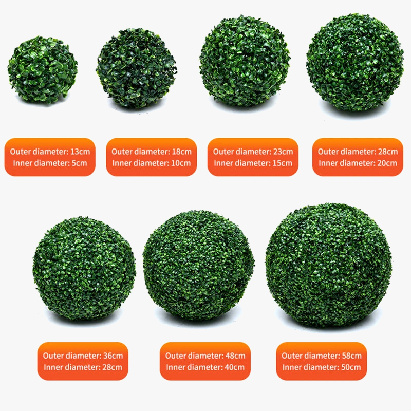 boule de gazon artificiel décoration intérieure plante verte