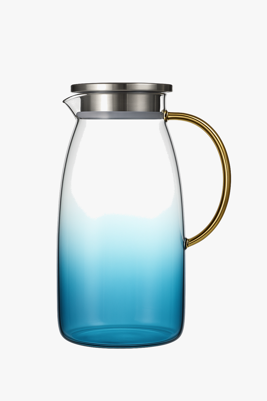 Bouteille eau verre borosilicate grande capacité florale