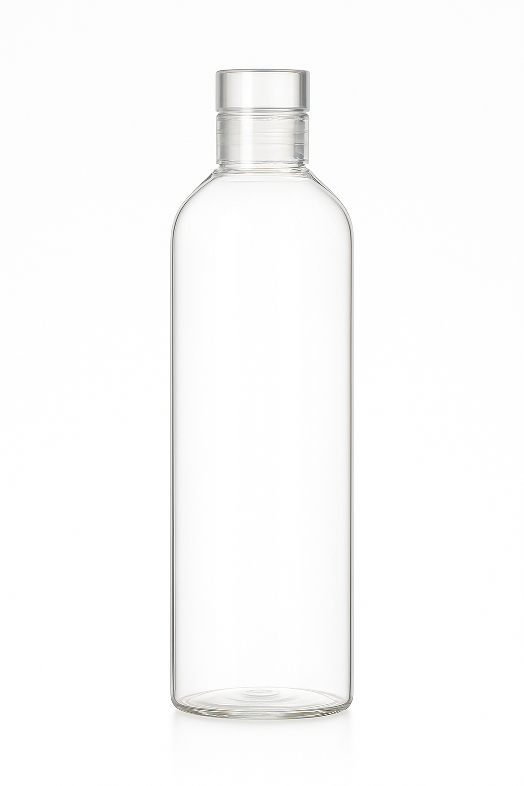 Bouteille eau verre réutilisable avec couvercle étanche