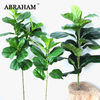branche de ficus artificielle pour décoration automnale tropicale